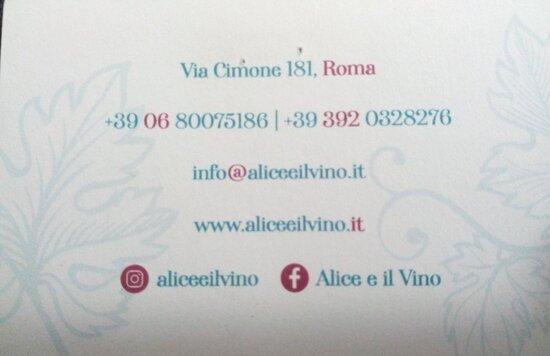 Alice e Il Vino