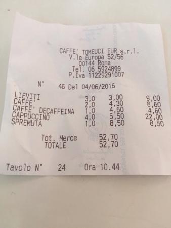 Bar Caffe' Tomeucci EUR